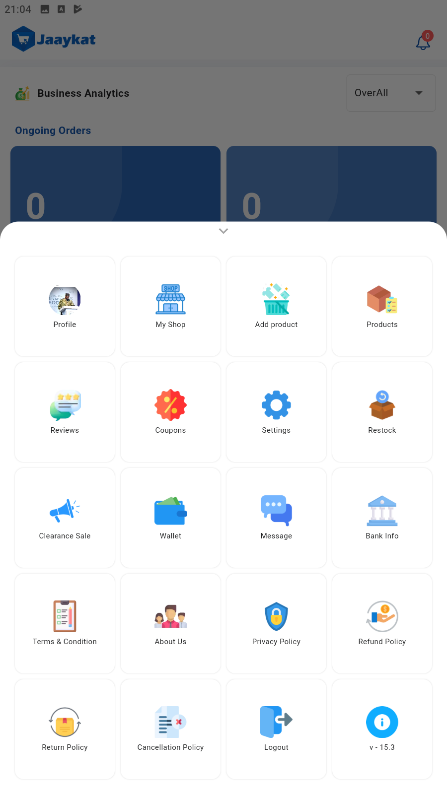 Jaaykat app on a phone